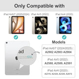 For Ipad Air 5Th Generation Case 2022 With Pencil Holder, Air 4Th Generation C