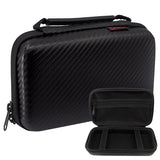 Hard Eva Case For External Hard Drive, Power Bank, Smartphones, Mesh Pockets (Black)