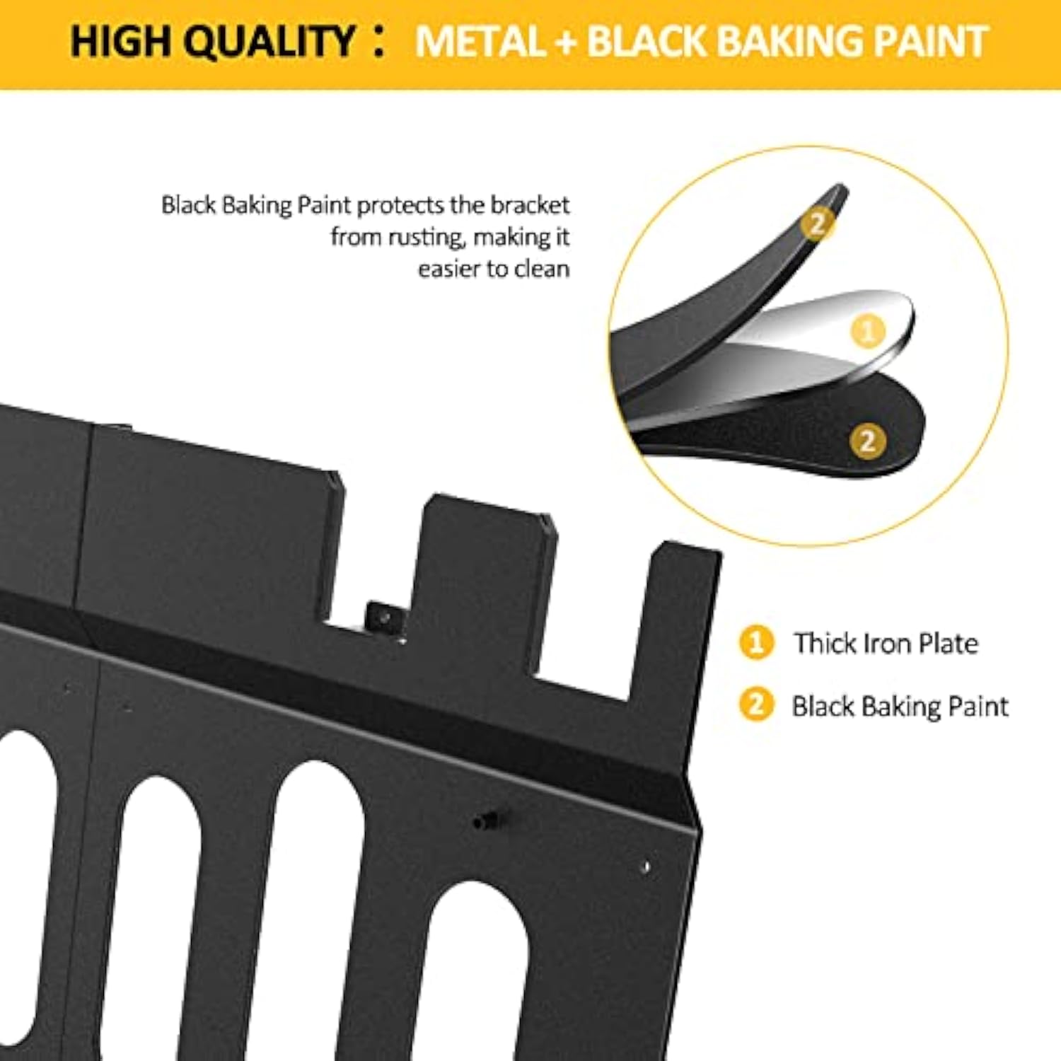 Wall Mount Bracket For Dewalt Dcb104 Charger And Battery, Metal Black Rugged 4 Battery Holder And Charger Holder For Tool Room And Garage