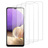 4 Pack 9H Glass Screen Protector for Samsung Galaxy A32 5G Case Friendly