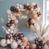 12Inch Brown Neutral Latex Balloons Wedding Fall Baby Shower Thanksgiving Decor