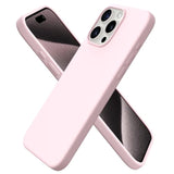 Iphone 15 Pro Max 6.7 Inch Slim Silicone Shockproof Case Chalk Pink