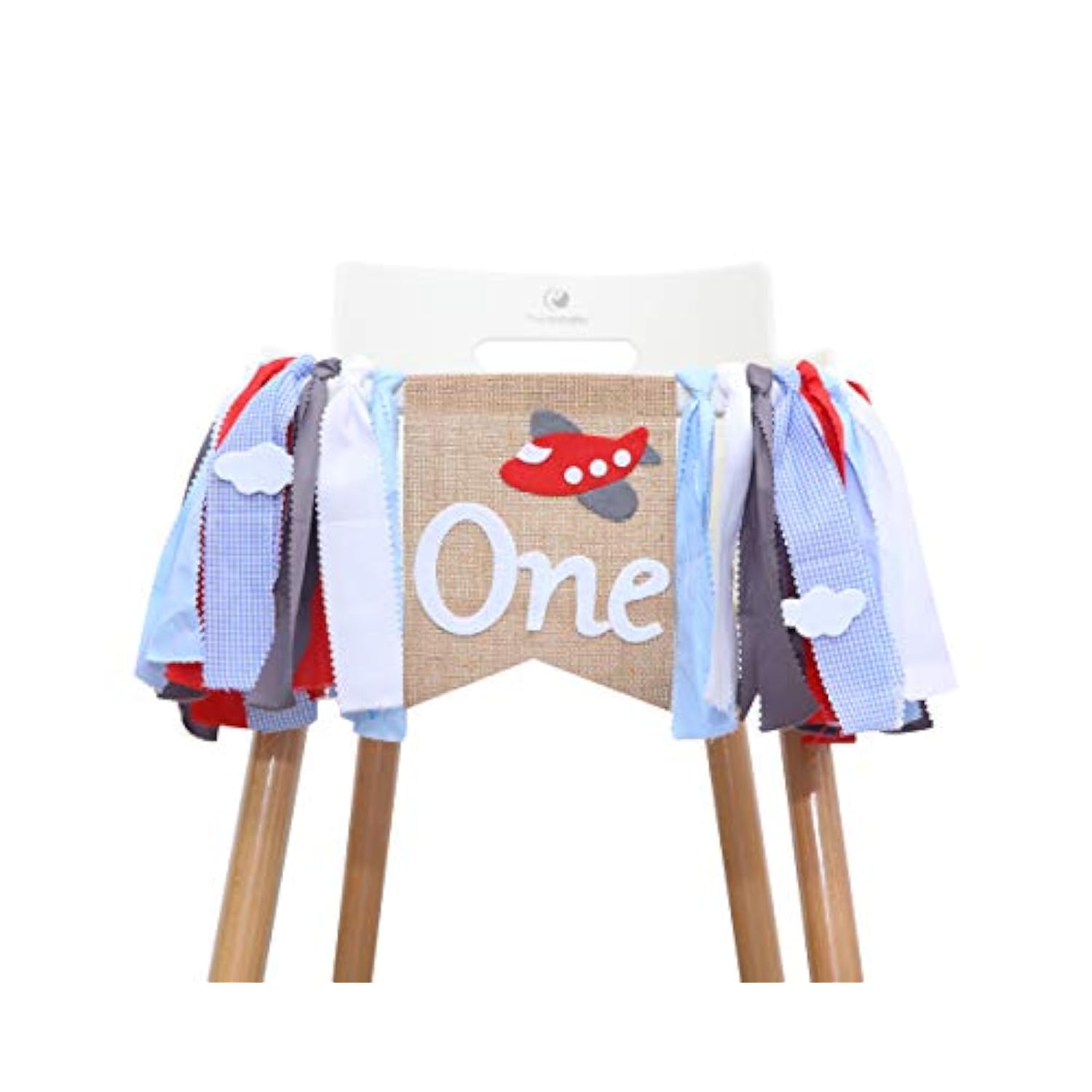 Airplane Highchair Banner for 1st Birthday – First Birthday Decor for Airplane Banner,Airplane Birthday Party for Photo Booth Props,Best Party Supplies And Gift