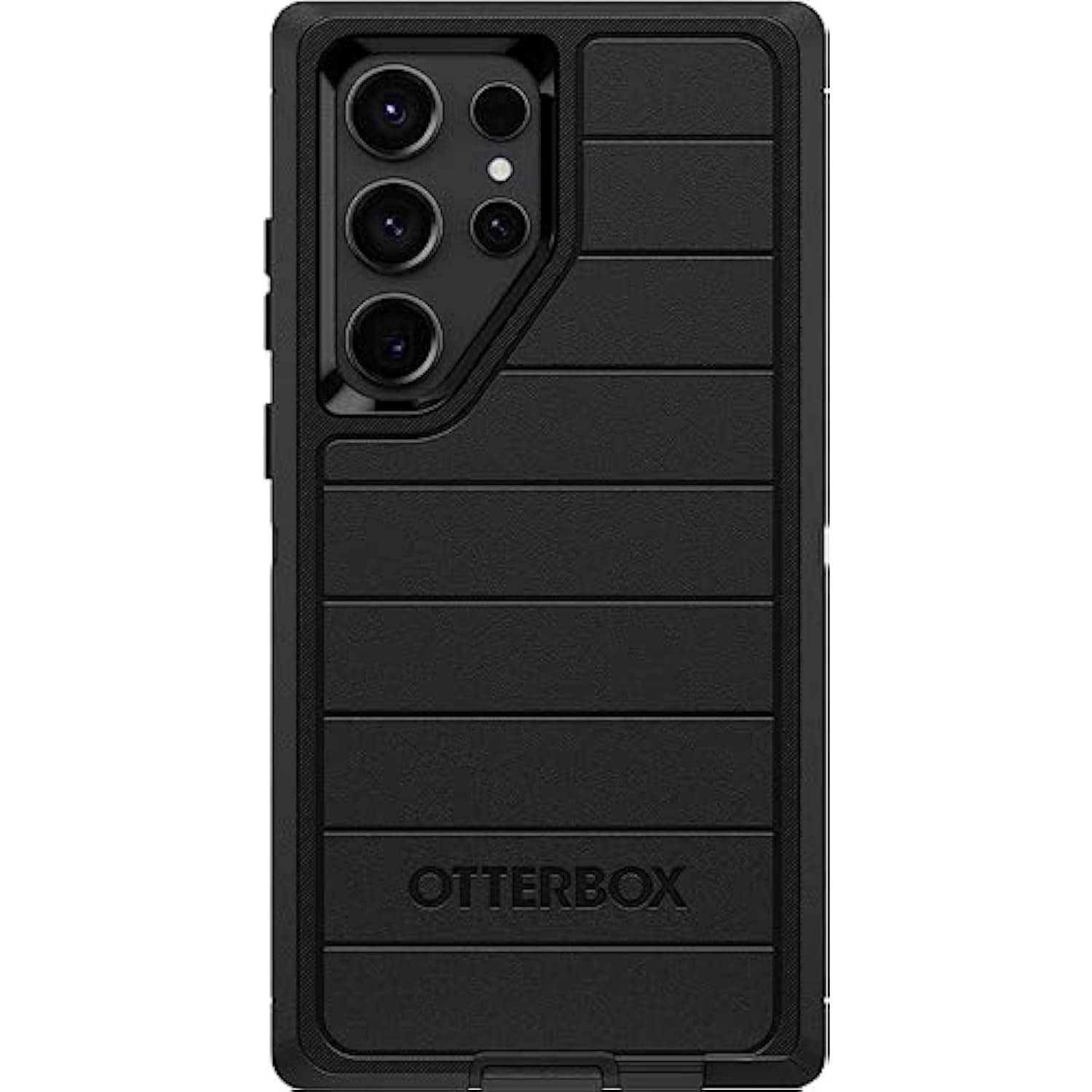 OtterBox Galaxy S23 Ultra (Only) - Defender Series Case - Black, Rugged & Durable - with Port Protection - Includes Holster Clip Kickstand - Microbial Defense Protection - Non-Retail Packaging