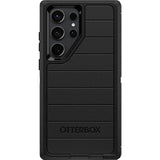 OtterBox Galaxy S23 Ultra (Only) - Defender Series Case - Black, Rugged & Durable - with Port Protection - Includes Holster Clip Kickstand - Microbial Defense Protection - Non-Retail Packaging