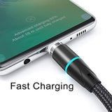 Magnetic Charging Cable,2In1 Gen12 (1Ft/3 Pack Black) 18W Fast Charging And Data Transfer Magnetic Charger For Usb-C And Micro-Usb Phones