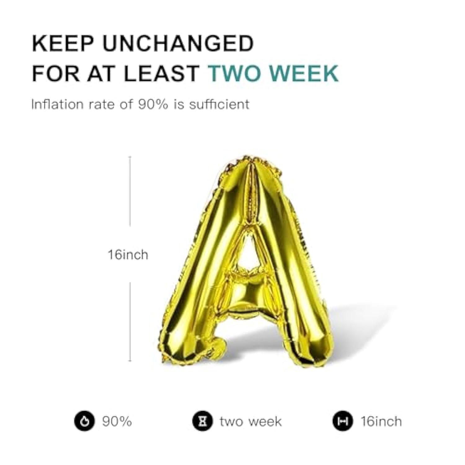 58 Pc Gold Letter Balloons: Mylar A-Z & Vowels for Custom Party Banners