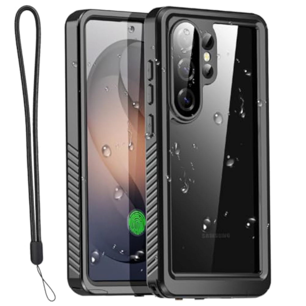 Samsung Galaxy S26 Ultra Waterproof Case, Clear Shockproof Dustproof Full Body Rugged Transparent Underwater Phone Case with Built-in Screen Protector