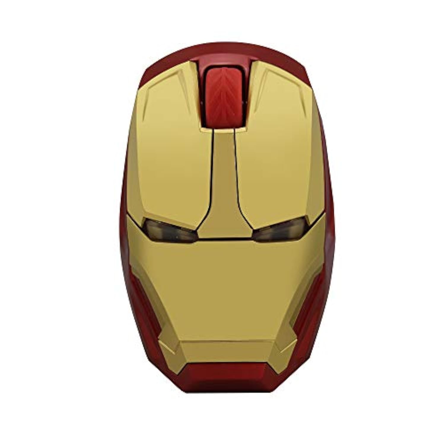 Wireless Iron Man Mouse 2.4G Optical Computer Mouse For Desktop Laptop Pc Mac (Gold)