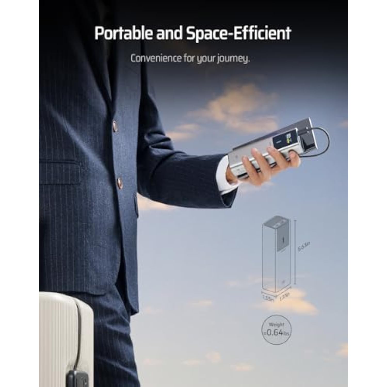 10 Power Bank 10000Mah, 100W Usb C Portable Charger With Smart Display, Pd3.0 Fast Charging External Battery Pack For Iphone 16/15/14/13, Samsung, Macbook, Dell, Steam Deck And More