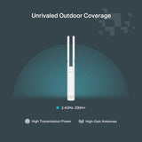 Festa F41-Outdoor N300 Wireless Outdoor Access Point | Free Cloud | Ip65 + 6Kv Lightning Protection | Passive Poe W/Poe Injector Included | Self-Organizing Network | Does Not Work W/Omada