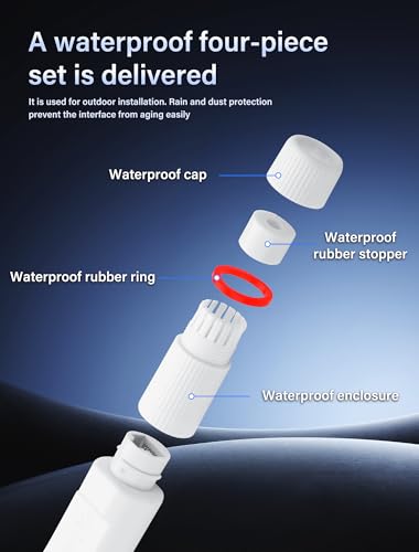 Ip67 Waterproof Poe Extender Poe Splitter 1 In 2 Out Extender 100M Extension 10/100Mbps Ethernet Outdoor Poe Repeater For Ip Camera Plug And Play