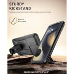 Revolution Case For Motorola Moto Edge 2024 [Not For 2023 Version], [Slide Camera Cover], Full-Body Military Grade Rugged Shockproof Cover With Kickstand And Built-In-Screen Protector, Black