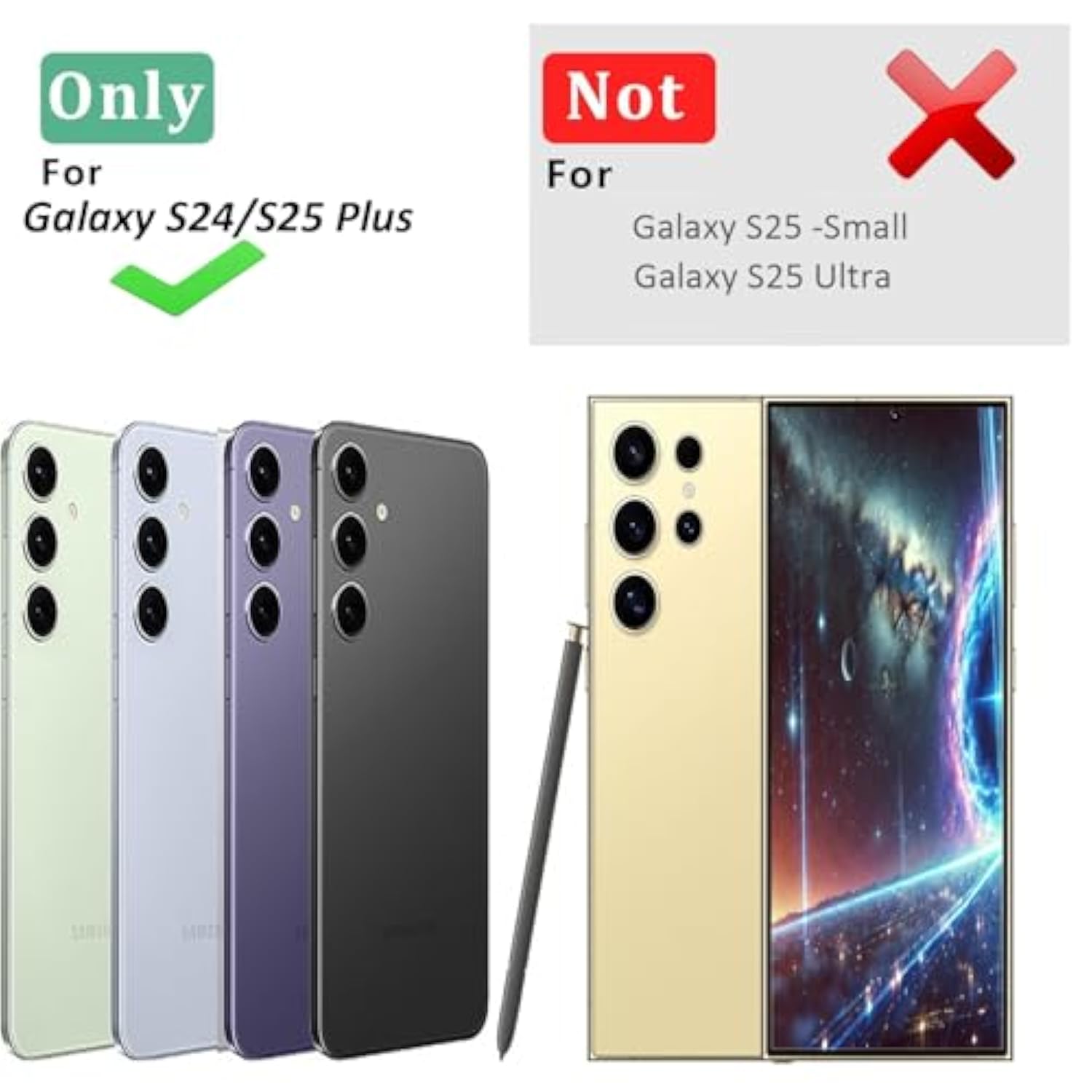 For Samsung Galaxy S25 Plus Case: Cute Flowers Floral Design For Girls Women Slim Soft Tpu Bumper Shockproof Silicone Cell Phone Cover S24+ S25+ (Mint Green/Magnolia)