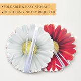 Spring Flowers Banner Easter Spring Party Decorations Paper Flowers For Baby Shower Classroom Nursery Room Photo Backdrop Wedding Shower Birthday Party Decorations