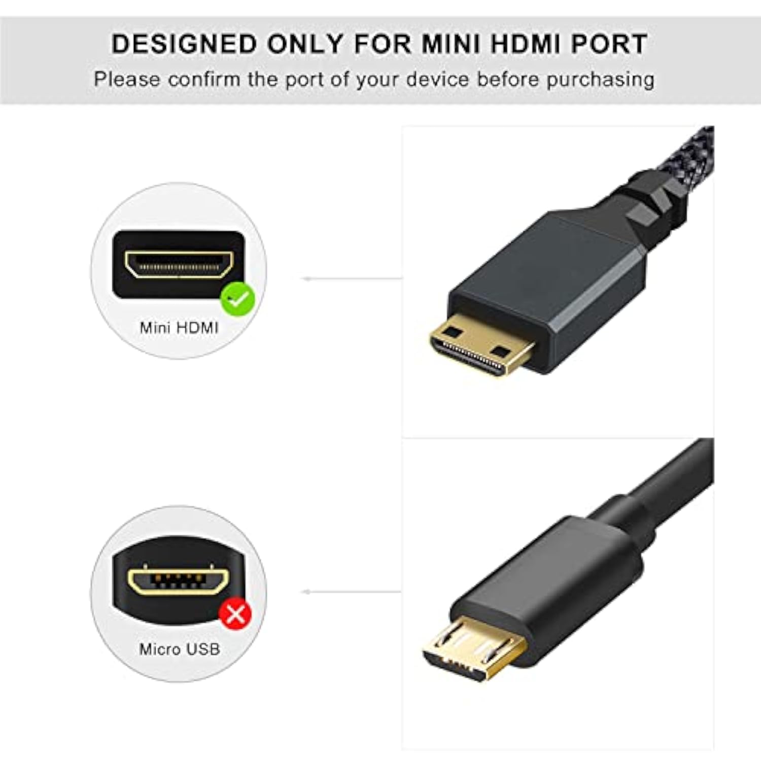 90° Degree Coiled Mini Hdmi To Hdmi Cable, Right Angled Mini Hdmi To Hdmi Coil