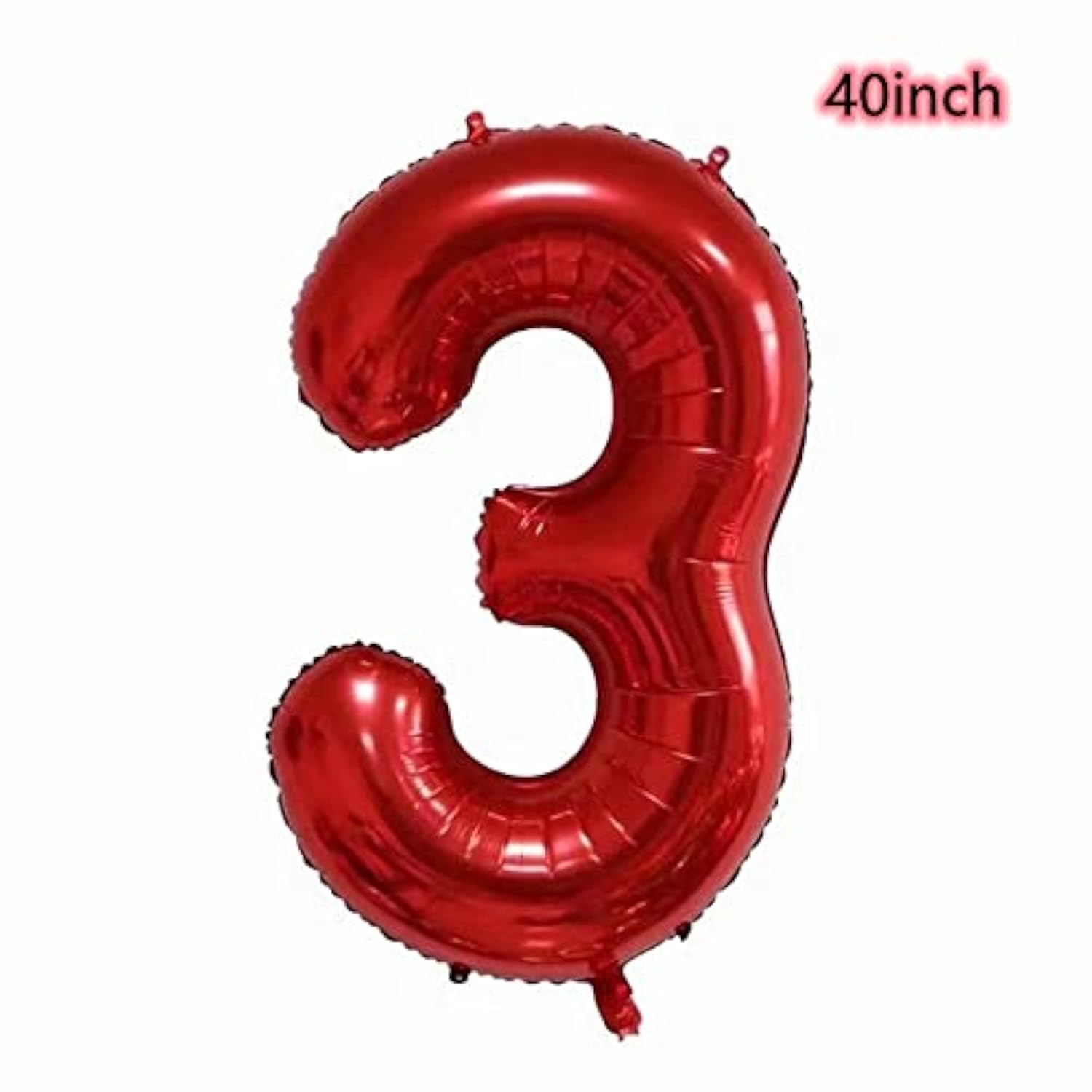 Firefighter Party Decorations Balloons,Fire Truck Balloons Number 3 Red? Fire Truck 3Rd Birthday Party Supplies Balloons ?Large Foil Fire Truck Balloon Helium (Fire Truck Red 3), 40Inch