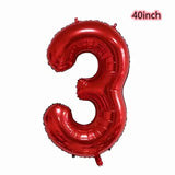 Firefighter Party Decorations Balloons,Fire Truck Balloons Number 3 Red? Fire Truck 3Rd Birthday Party Supplies Balloons ?Large Foil Fire Truck Balloon Helium (Fire Truck Red 3), 40Inch