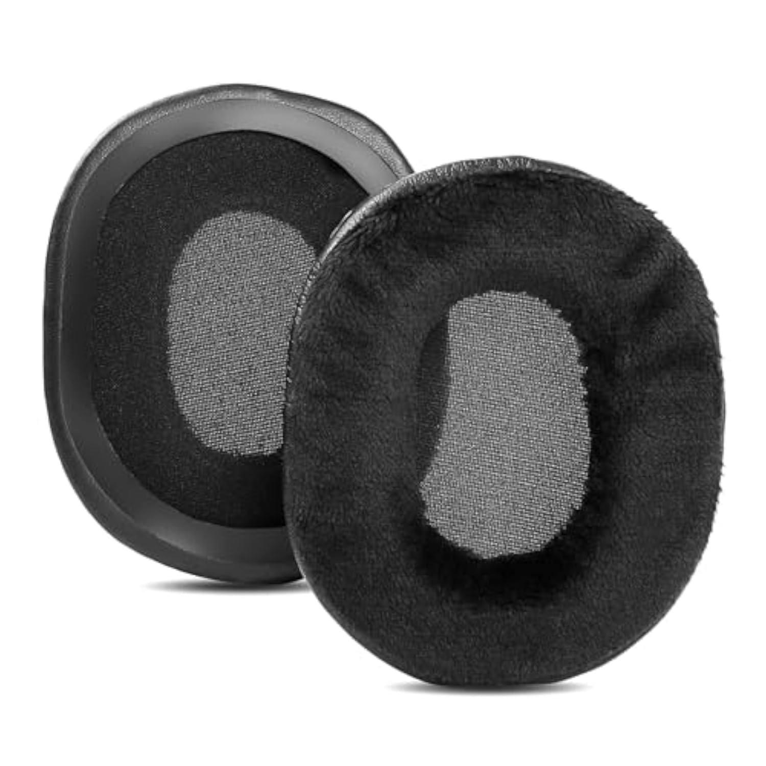 Ear Pads Ear Cushions Memory Foam Replacement Compatible With Roccat Khan Aimo Headphone Hybrid Velour Earpads
