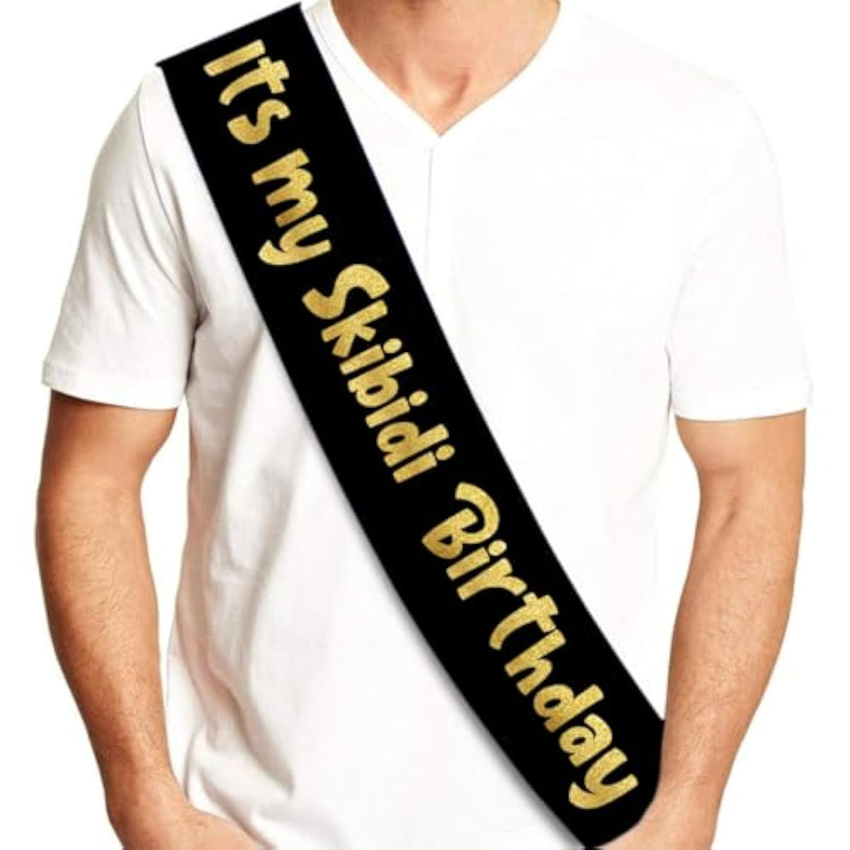 It'S My Skibidi Birthday Sash - Funny Birthday Sash For Him Or Her - Party Decorations, Supplies And Gifts