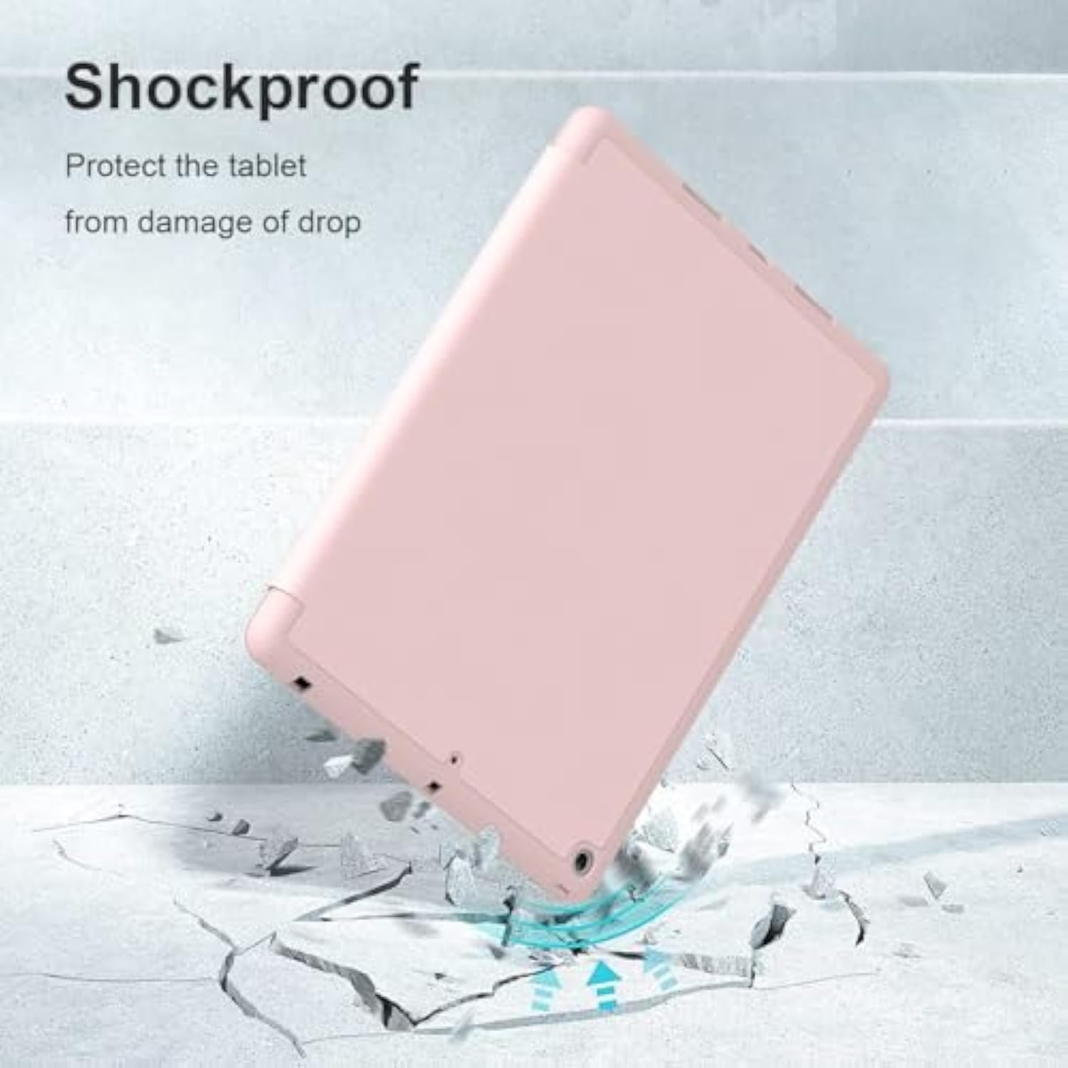 Case For Ipad Air 3 / Pro 10.5 Inch, Lightweight Slim Soft Tpu Trifold Stand S