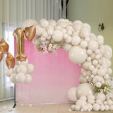 114Pcs White Sand Balloons Different Sizes Pack, 18 12 10 5 Inches Cream Beige Sand White Latex Balloon Garland Arch For Birthday Graduation Anniversary Boho Wedding Baby Shower Decoration