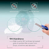 Screen Protector For Garmin Fenix 6X/ 6X Pro/ 6X Pro Solar Smartwatch [4 Pcs] + Anti-Dust Plugs 5Pcs, Tempered Glass 9H Hardness Bubble Free Film Ultra-Thin Protective Cover