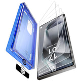 - 4 Pack For Galaxy S24 Ultra [6.8"] Screen Protector, 100% Fingerprint Unlock, 9H+ Hardness Military Grade Shatterproof Long Durable Tempered Glass Film With Flawless Fit Box, Hd Clear