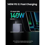 UGREEN Nexode Pro 160W GaN USB C Laptop Charger, 4-Port PD 3.1 PPS Fast Charger for MacBook Pro, Pixelbook, Dell XPS, iPad Pro, iPhone 17/16/15 Series, Galaxy S25/S24, Pixel 10/9, Steam Deck