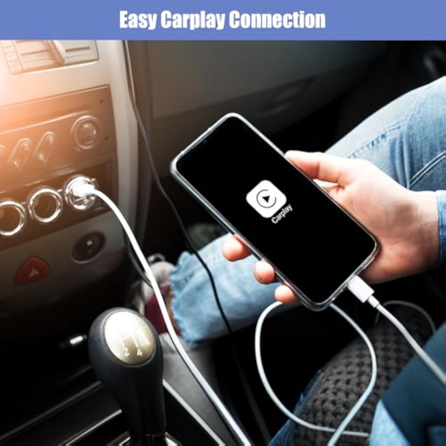Car Carplay Cable For Iphone 16/15, Iphone 16/15Pro 16/15 Plus 16/15Pro Max Charger, Usb A To Usb C For Carplay Usb C Cord, Ipad Usb C Cable 10Th Gen Ipad Air, 3Ft Car Charger Cable Replacement Cord