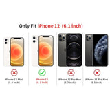 Cute Bow Phone Case For Iphone 12 6.1", Aesthetic Pink Heart Ribbon Bowknot Pattern Print Design Women Girly Case Gloss Raised Camera Protective Cover Soft Slim Silicone Shockproof Tpu Funda