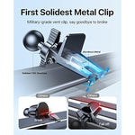 Phone Holders For Your Car - Air Vent Phone Mount, Ultra-Stable Metal Clip With Anti-Shake & 360° Rotation, Universal Car Mount Fit Iphone 16/15/14/13/12 Pro Max/Android/Samsung Galaxy