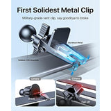 Phone Holders For Your Car - Air Vent Phone Mount, Ultra-Stable Metal Clip With Anti-Shake & 360° Rotation, Universal Car Mount Fit Iphone 16/15/14/13/12 Pro Max/Android/Samsung Galaxy