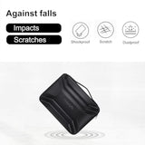MOSISO 15-15.6 inch Hard Shell Laptop Sleeve Shoulder Bag, Waterproof Shockproof Protective Symmetrical Trapezoid EVA Computer Bag Carrying Case Compatible with MacBook Pro 16, HP, Dell Notebook,Black