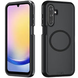 for  Galaxy A17 Case [Compatible with MagSafe][Shockproof][Dropproof][Dust-Proof][with Screen Protector] Heavy Duty 3-Layer Protection Phone