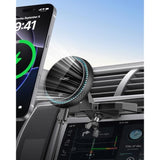 For Qi2 Magsafe Cd Car Mount Charger, 15W Wireless Magnetic Phone Holder For Car, Cd Slot Phone Mount With Built-In Cooling Fan, Compatible For Iphone 17/16/15/14/13/12 Series [With Pd Adapter]