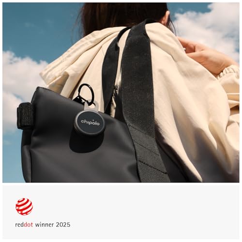 Loop - Rechargeable Bluetooth Tracker For Key And Pocket Location, Compatible With Apple Or Google, Call Your Phone & Out Of Range Alerts For Android (Navy)