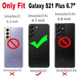 Case For Galaxy S21 Plus 5G 6.7",Cute Flower Design For Girl Women Shell Pattern Sparkle Crystal Translucent Soft Fit Tpu Phone Cover For S21+, Clear Pink Floral