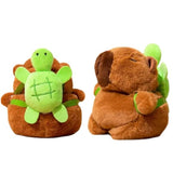 Cute Cartoon Plush Case For Airpods 4 4Rd Generation Case,3D Kawaii Fluffy Turtle Capybara Soft Silicone Cover With Keychain Cool Funny Boys Girls Women For Airpods 4