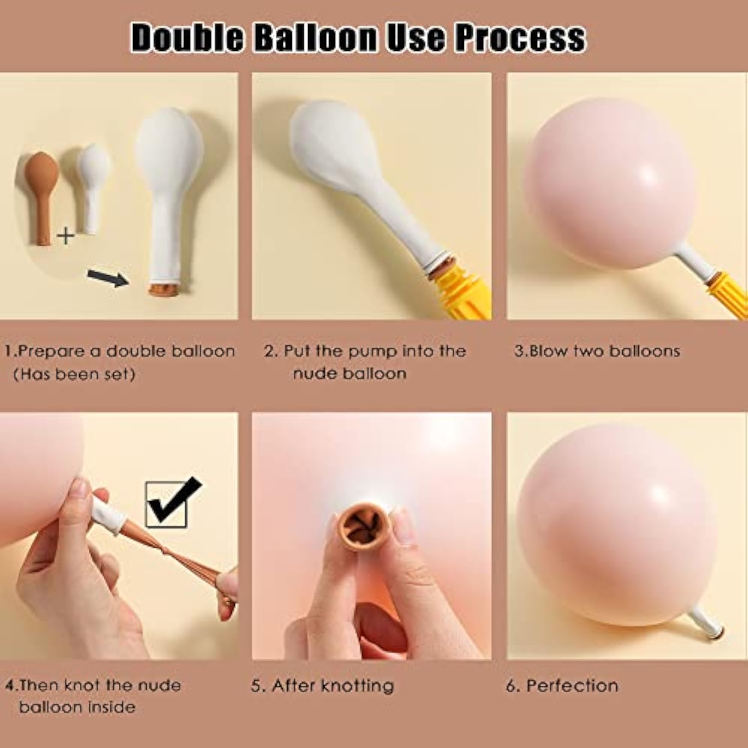 145Pcs Dusty Blue And Pink Balloons Garland Kit,Double Stuffed Balloon