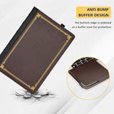 Tytx Compatible With Macbook Air 13 Inch Leather Case 2021 2020 2019 2018 Release M1 A2337 A2179 A1932 Retina Display Touch Id,Protective Leather Case Cover For Laptop, Brown