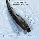 Bluetooth Headphones, Neckband Headphones 24H Playback, Around The Neck With V