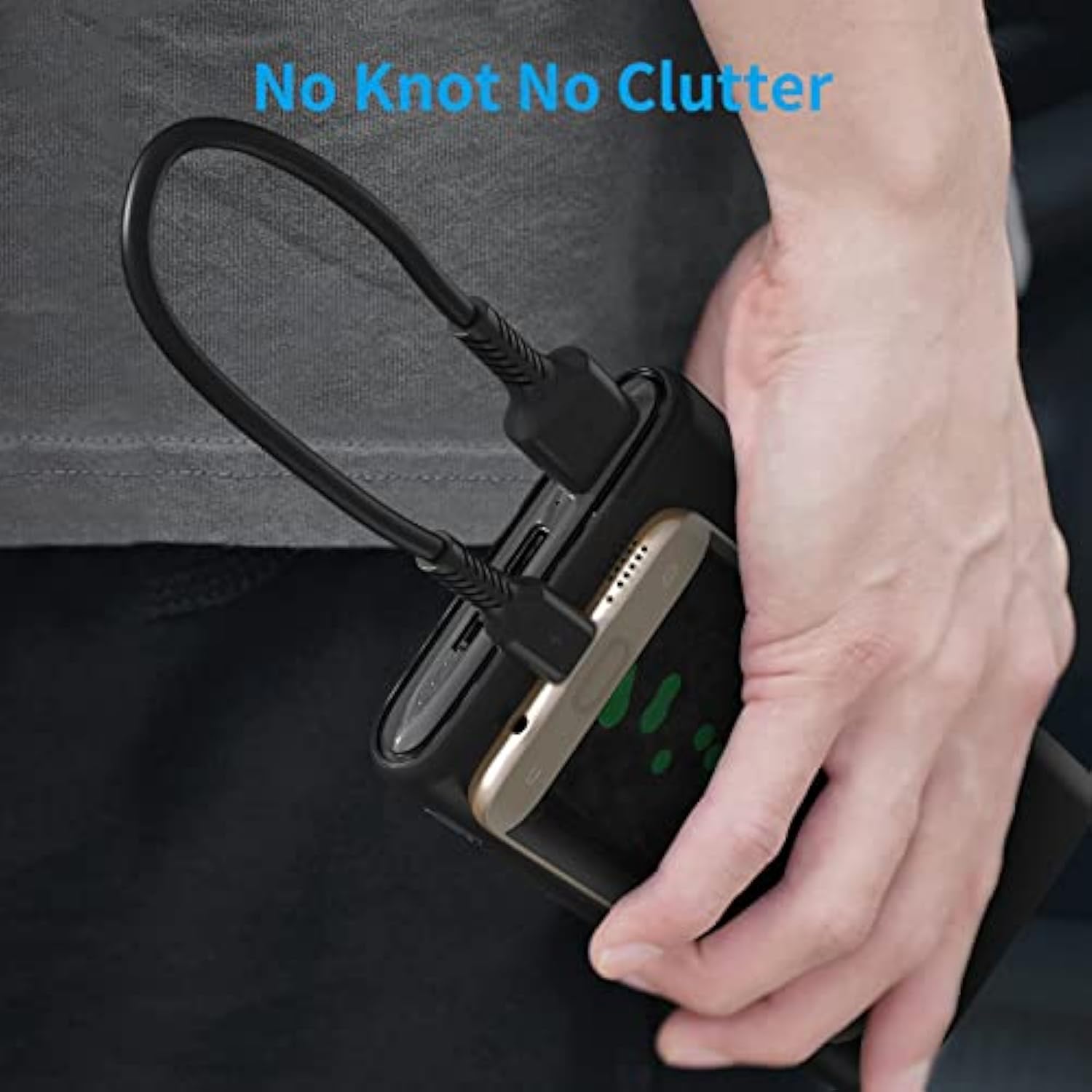Short Micro Usb Cable 1Ft [5 Pack] Usb 2.0 Micro Usb Charging Cable Android Ch
