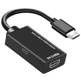Mhl Micro Usb To Hdmi Cable Adapter, Mhl 5Pin Phone To Hdmi 1080P 4K Video Gra