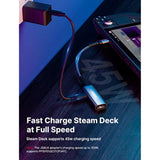 Usb C To Hdmi Adapter And Charger For Steam Deck, 2-In-1 4K @ 60Hz Type-C To H