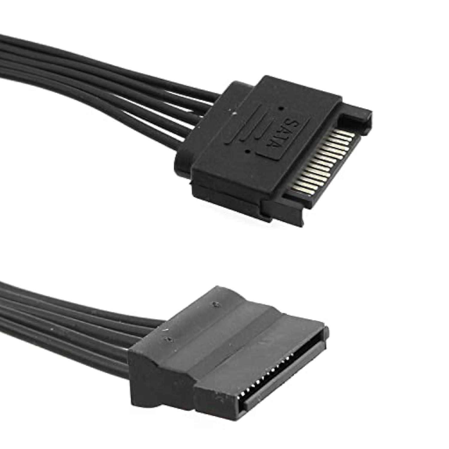 Sata Power Extension Cable 2Pcs 12.6" 15 Pin Sata Power Extension Male To Fema