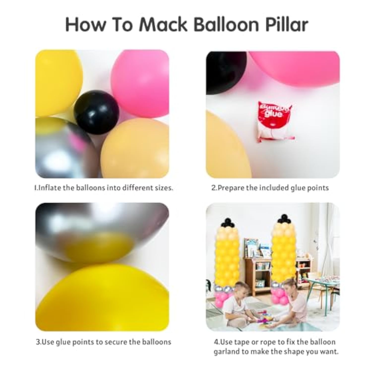 150 Pcs Back To School Balloons Yellow Black Pink Apricot Silver Latex Balloons Diy Pencil Balloon Kit For First Day Of School Kindergarten Preschool Graduation Party Decor Supplies