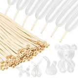 Clear 260Q Latex Balloons (100pcs): Animal Shapes, Party Art