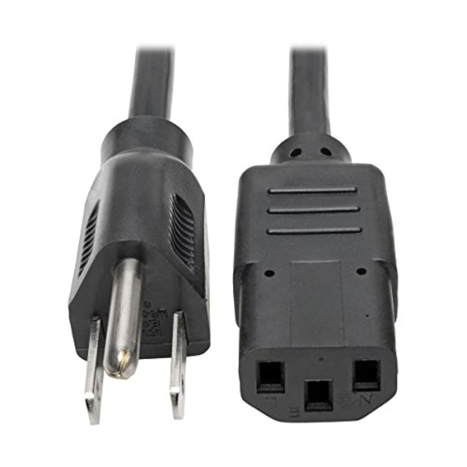 Tripp Lite Computer Power Cord, 13A, 16AWG (NEMA 5-15P to IEC-320-C13) 8-ft.(P006-008-13A)