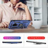 For Samsung Galaxy S9 Case, Military Grade 16Ft. Drop Tested Ring Shockproof Protective Phone Case For Samsung Galaxy S9, Blue